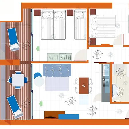 Residenza Turistica Alberghiera Blue Marine Apart Otel Bibione