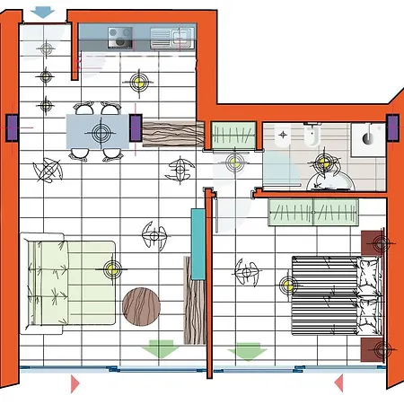 Residenza Turistica Alberghiera Blue Marine 3* Бибионе